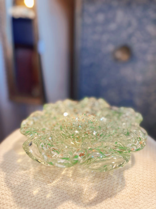 Mid Century ashtray - studio glass