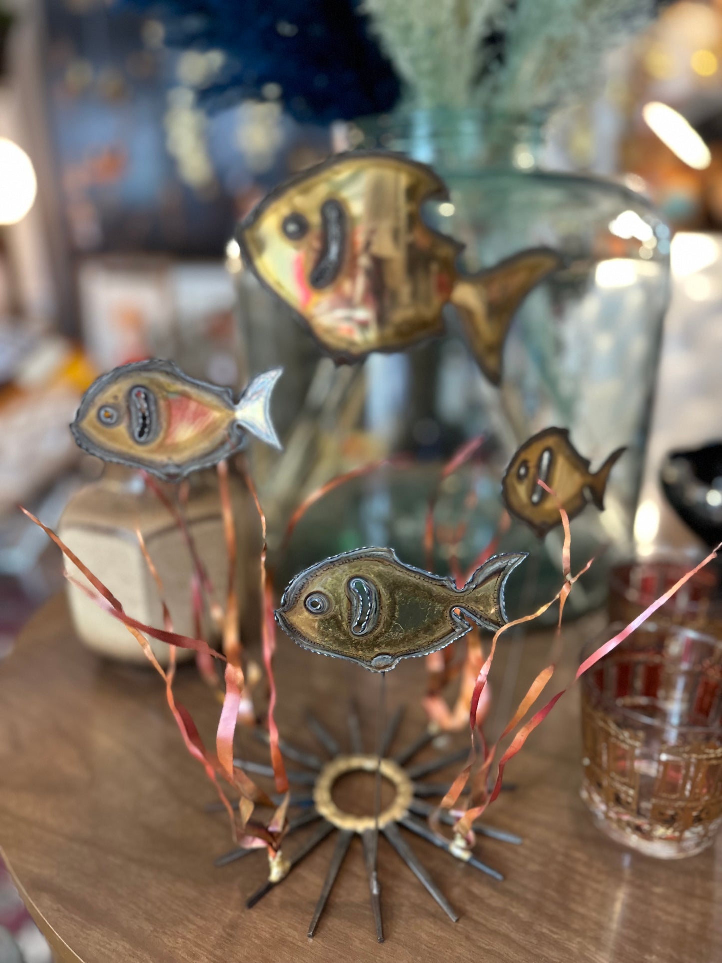 Mid Century Fish Art