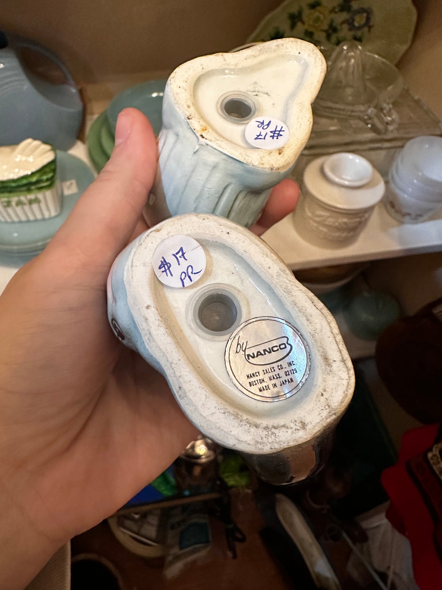 Napco Whale Salt & Pepper Shaker Set