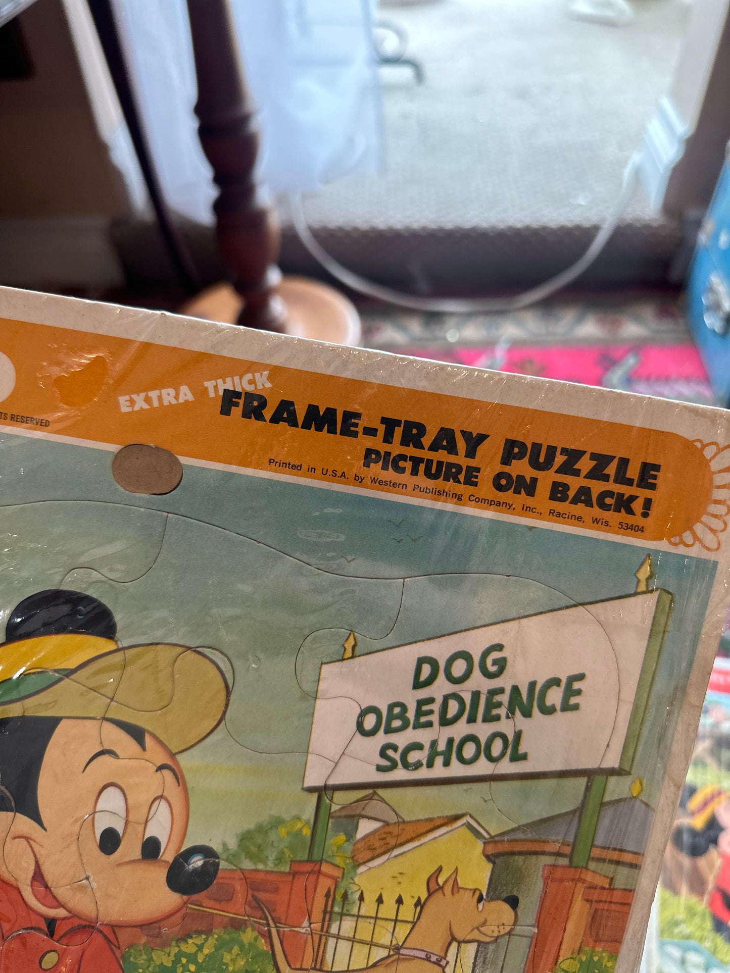Whitman Walt Disney Tray Frame-tray Puzzle Pluto