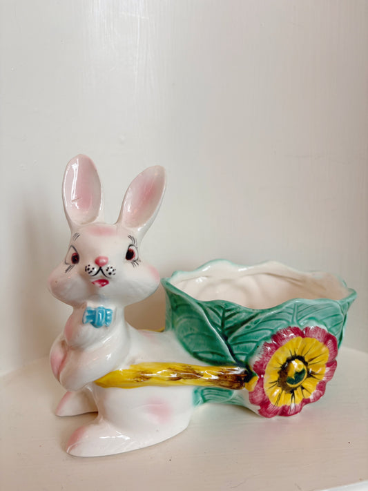 Bunny Harven Japan ceramic planter