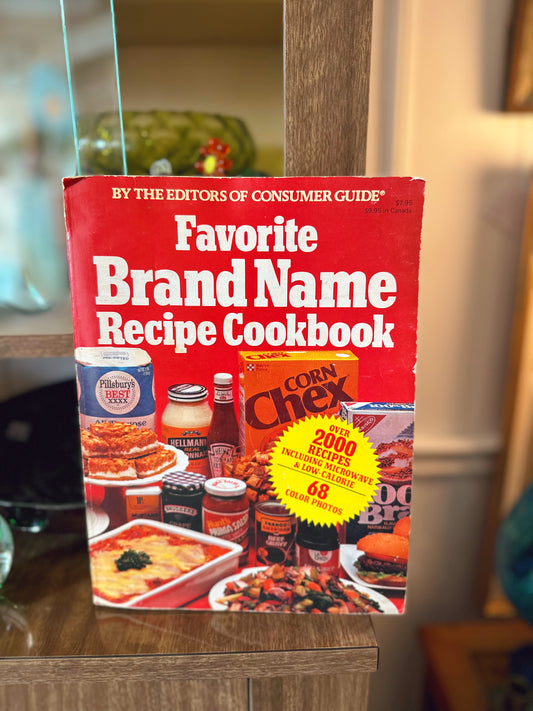 1981 Favorite Brand Name Recipe Cookbook - over 2000 Recipes