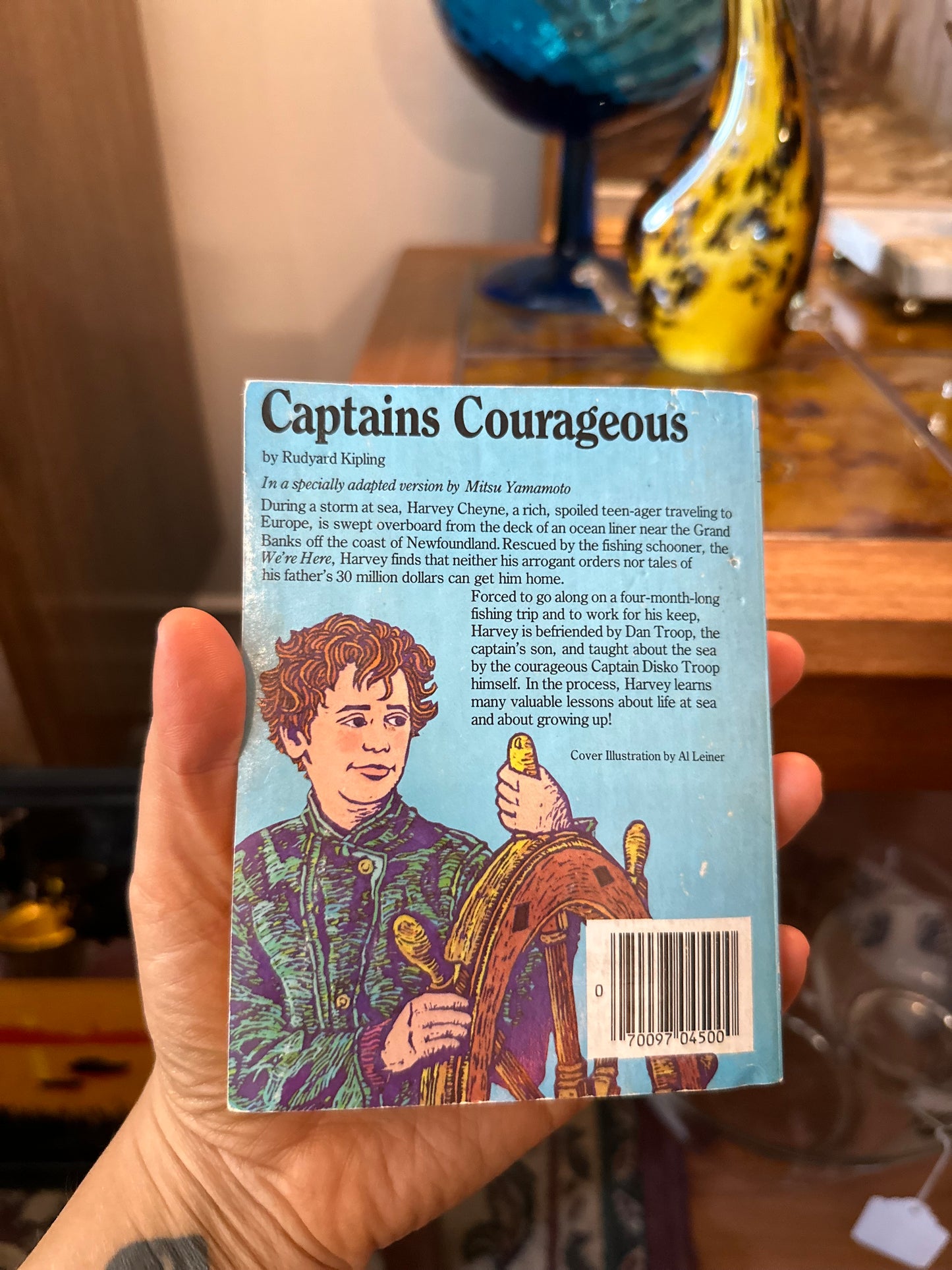 1983 Moby Books Illustrated Classics : Captains Courageous 4536