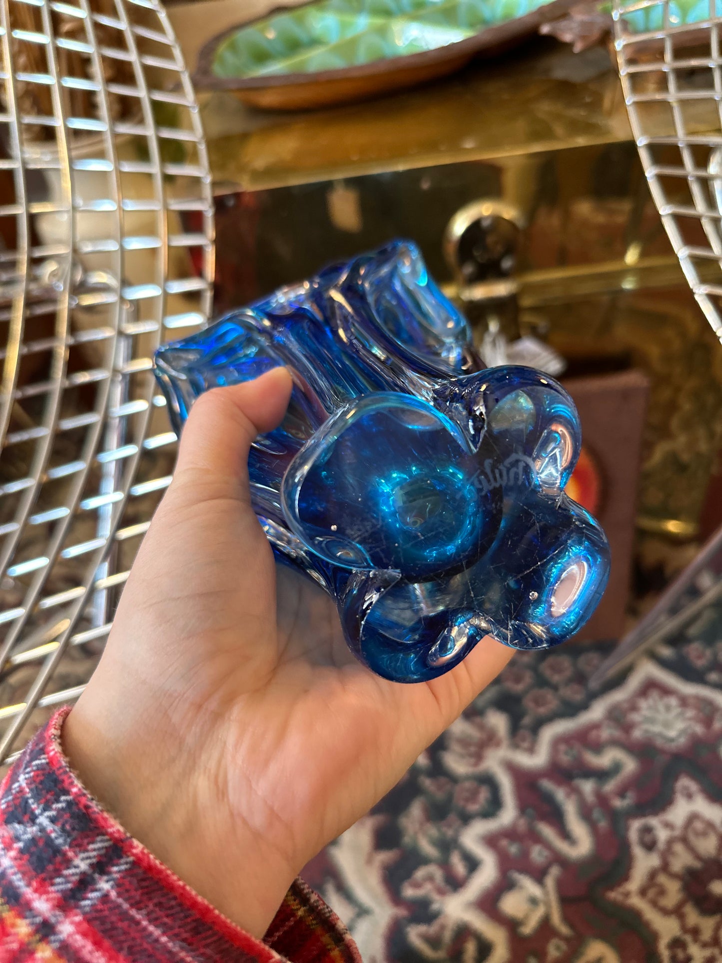 1960s Chalet Canadian Signed art Glass