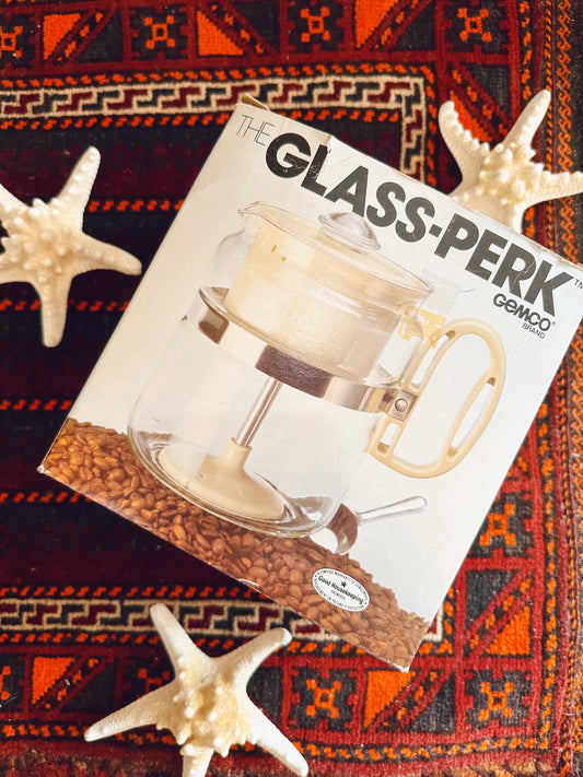 Glass Perk Percolator/ coffee pot