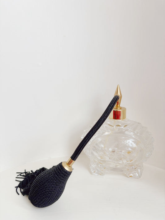 Etched Glass Perfume Atomizer