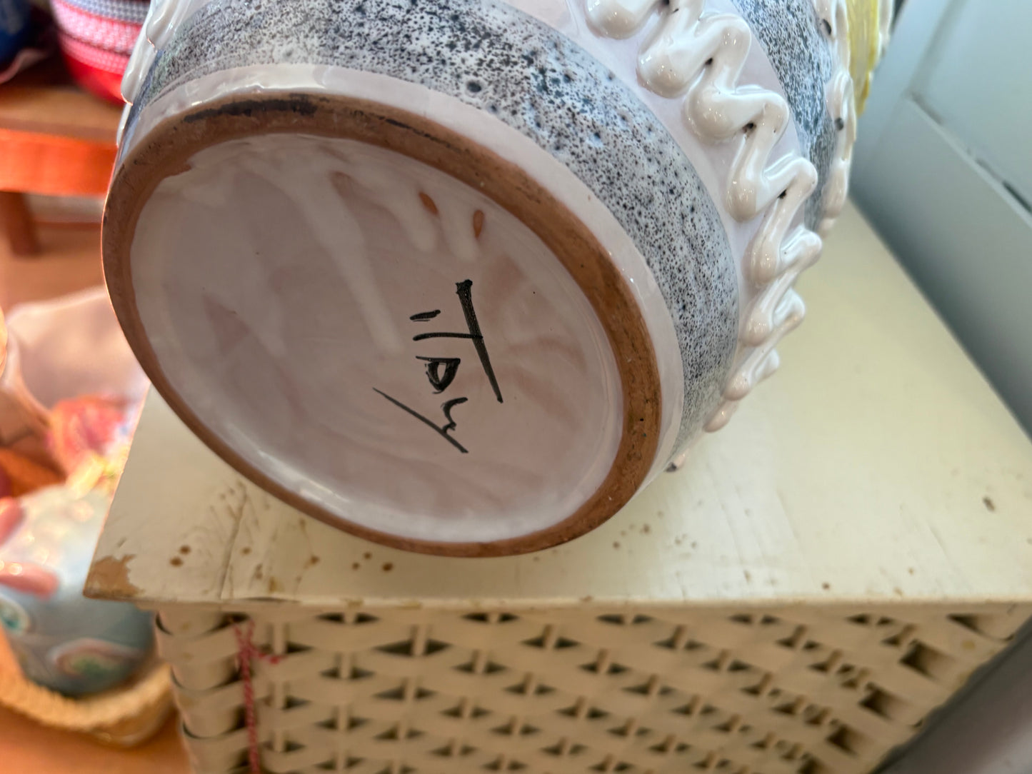 Large pottery vase