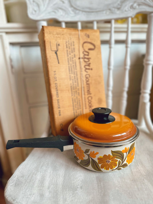 Capri Spain never before used sauce pan with original box