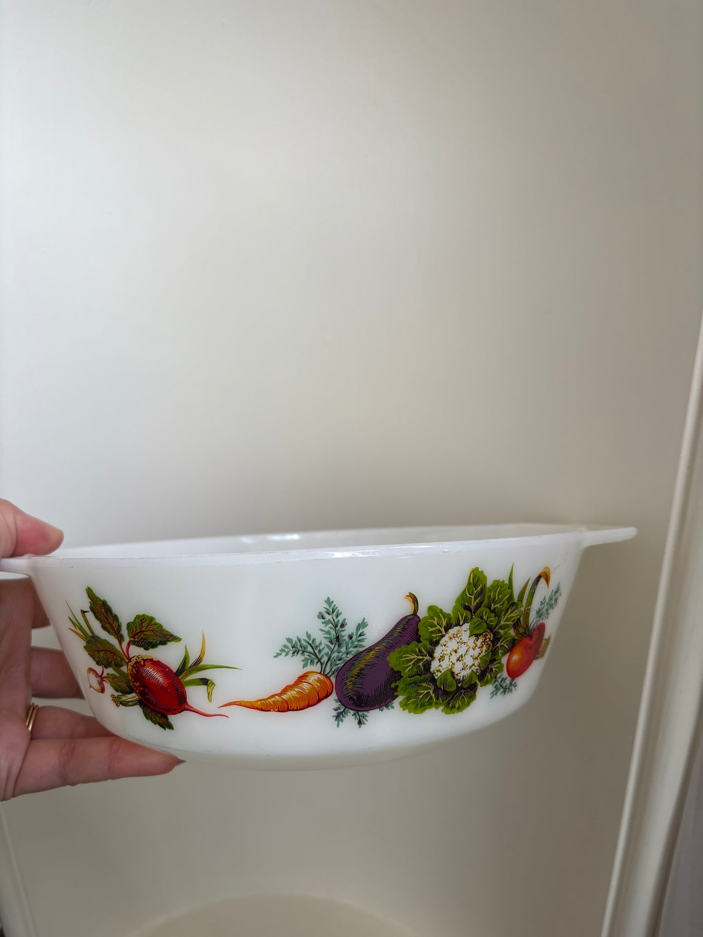 JAJ Pyrex England - “Market Garden” 3 piece casserole set