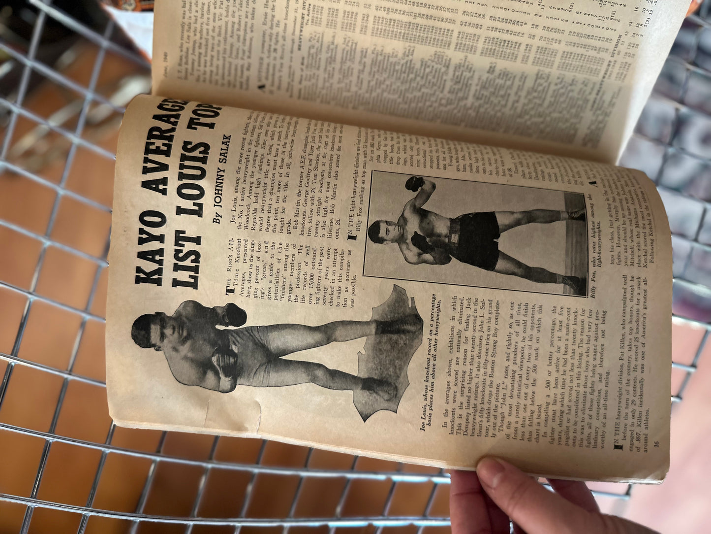 June 1949 The Ring Boxing Magazine The Heavyweight Picture