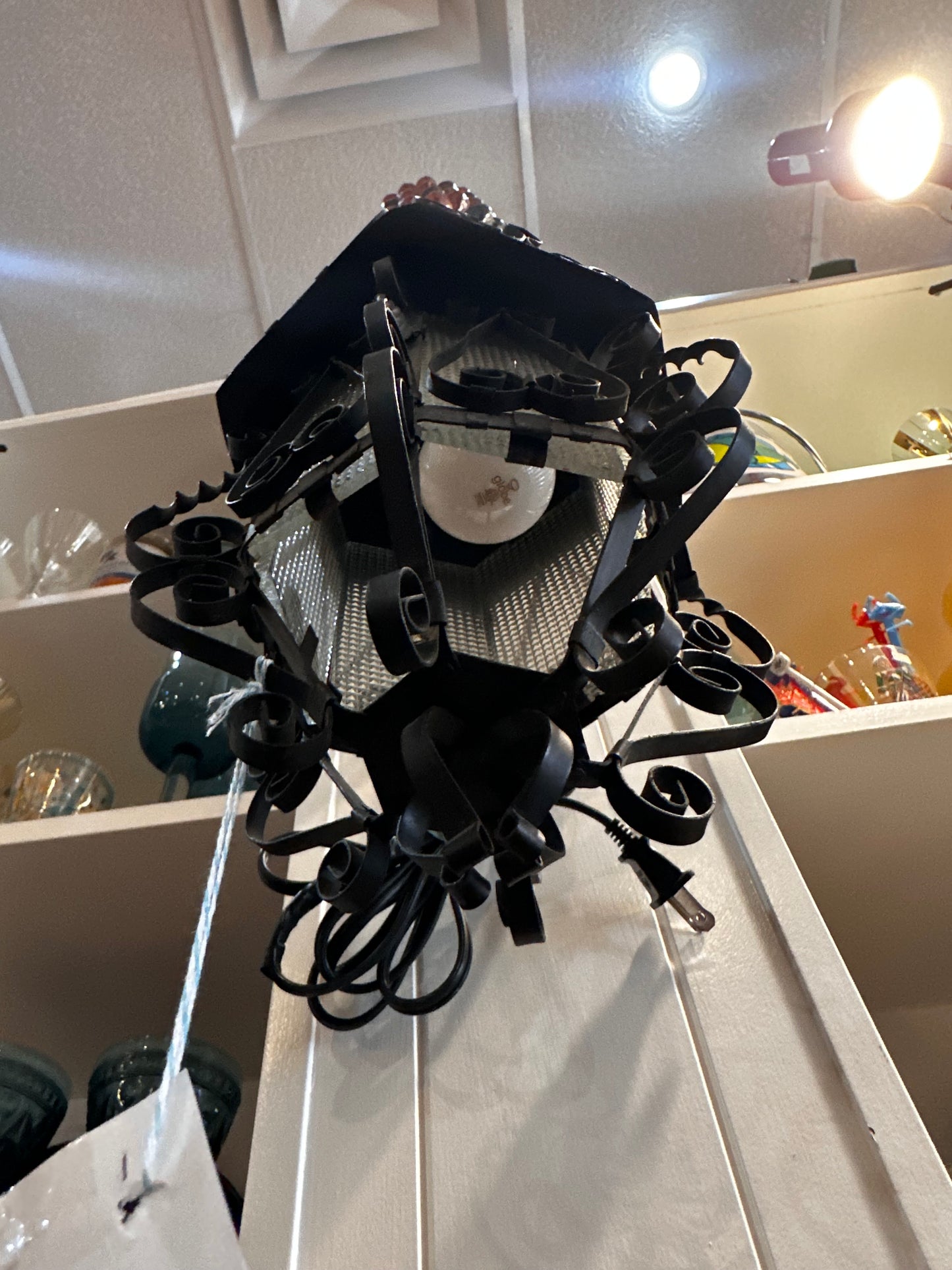 70s Spanish Revival ornamental lamp
