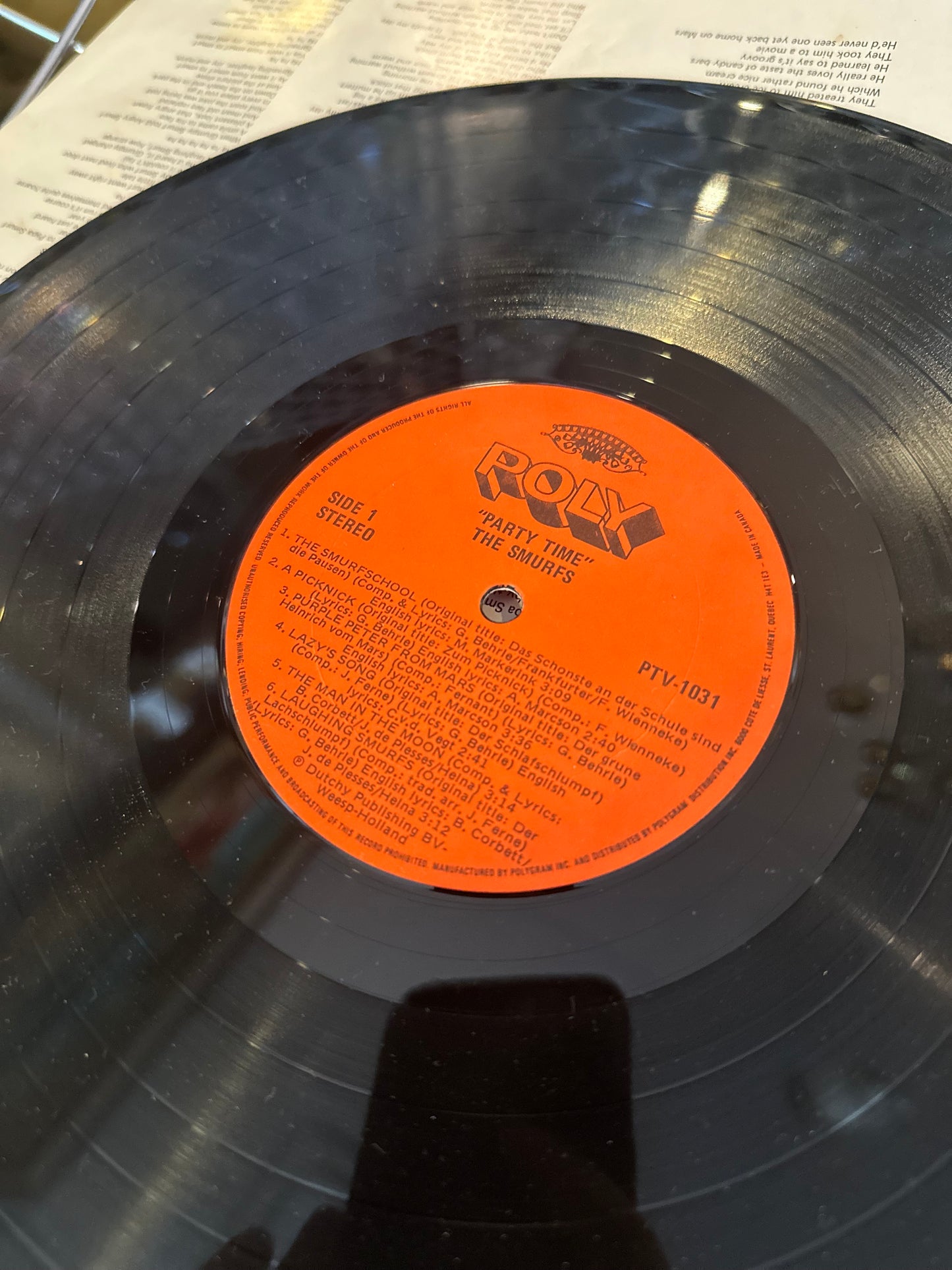 The Smurfs Party Time Vinyl