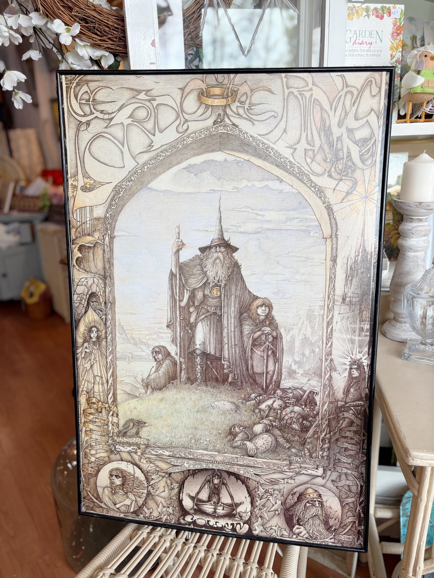 1980s Lord of The Rings Poster