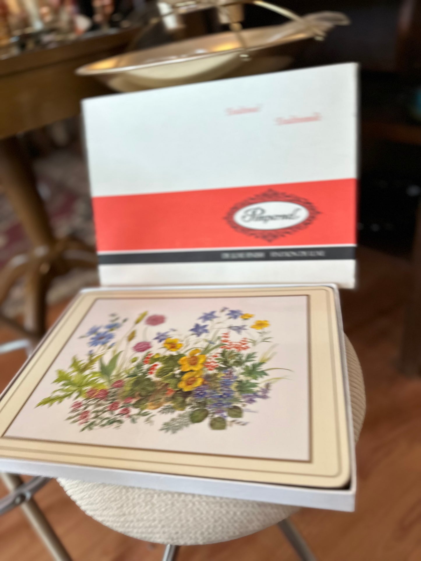 Pimpernel Floral Cork back Placemat Set of 4