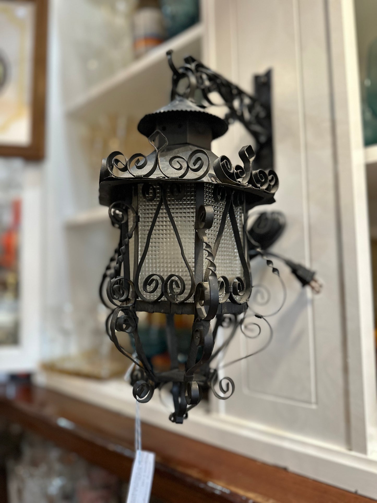 70s Spanish Revival ornamental lamp