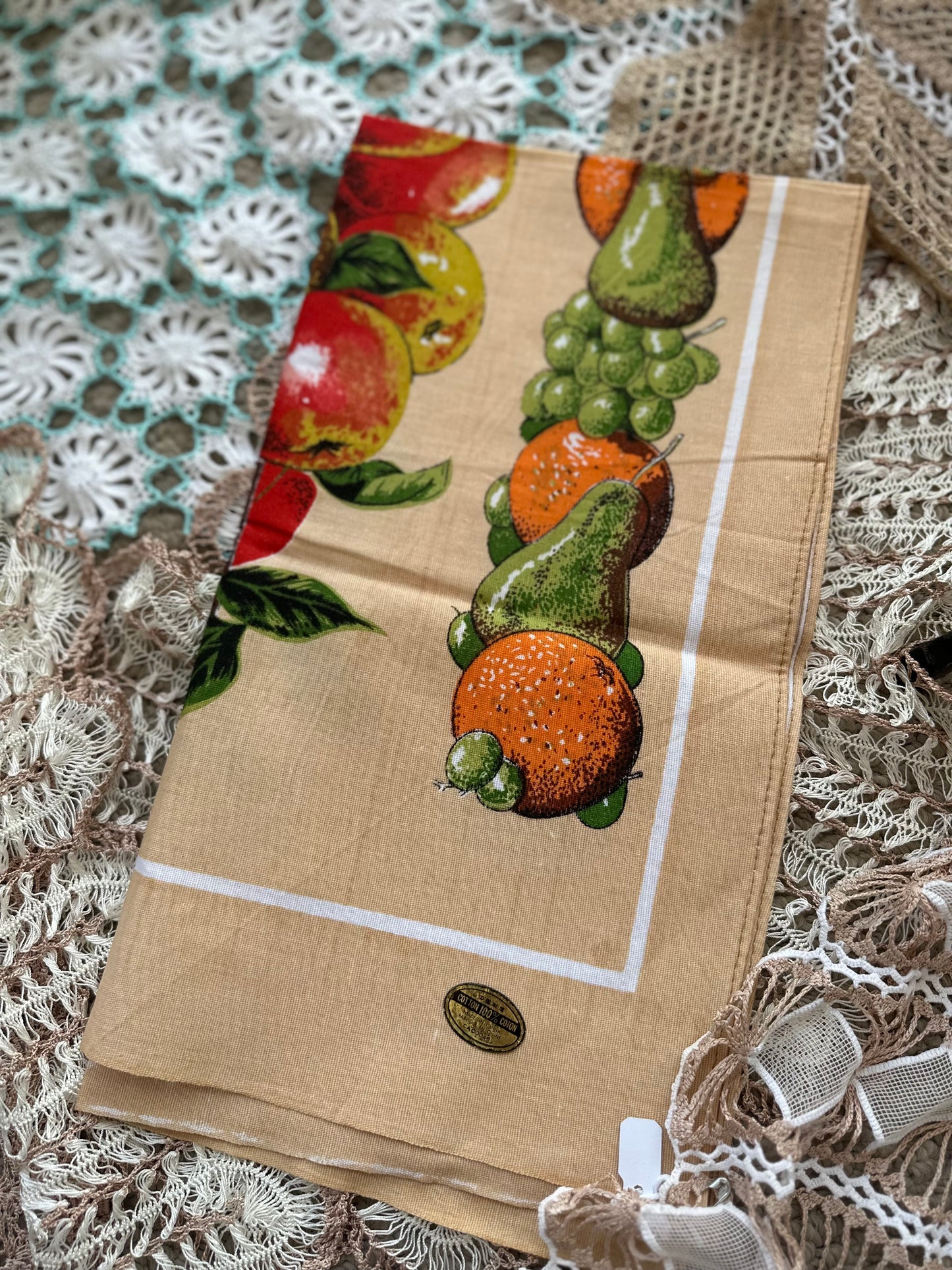 100% Cotton Kitchen Towel - fruit