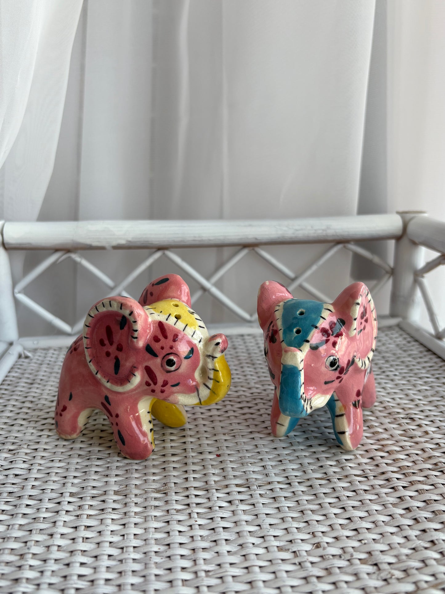 Ceramic Elephant Salt & Pepper Shakers