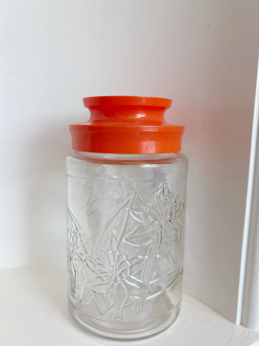 Anchor Hocking 1960s Daffodil Jar