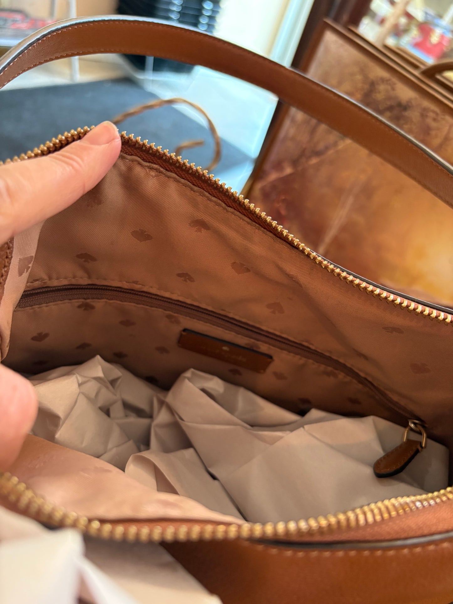 Kate Spade Brown Slouch Bag