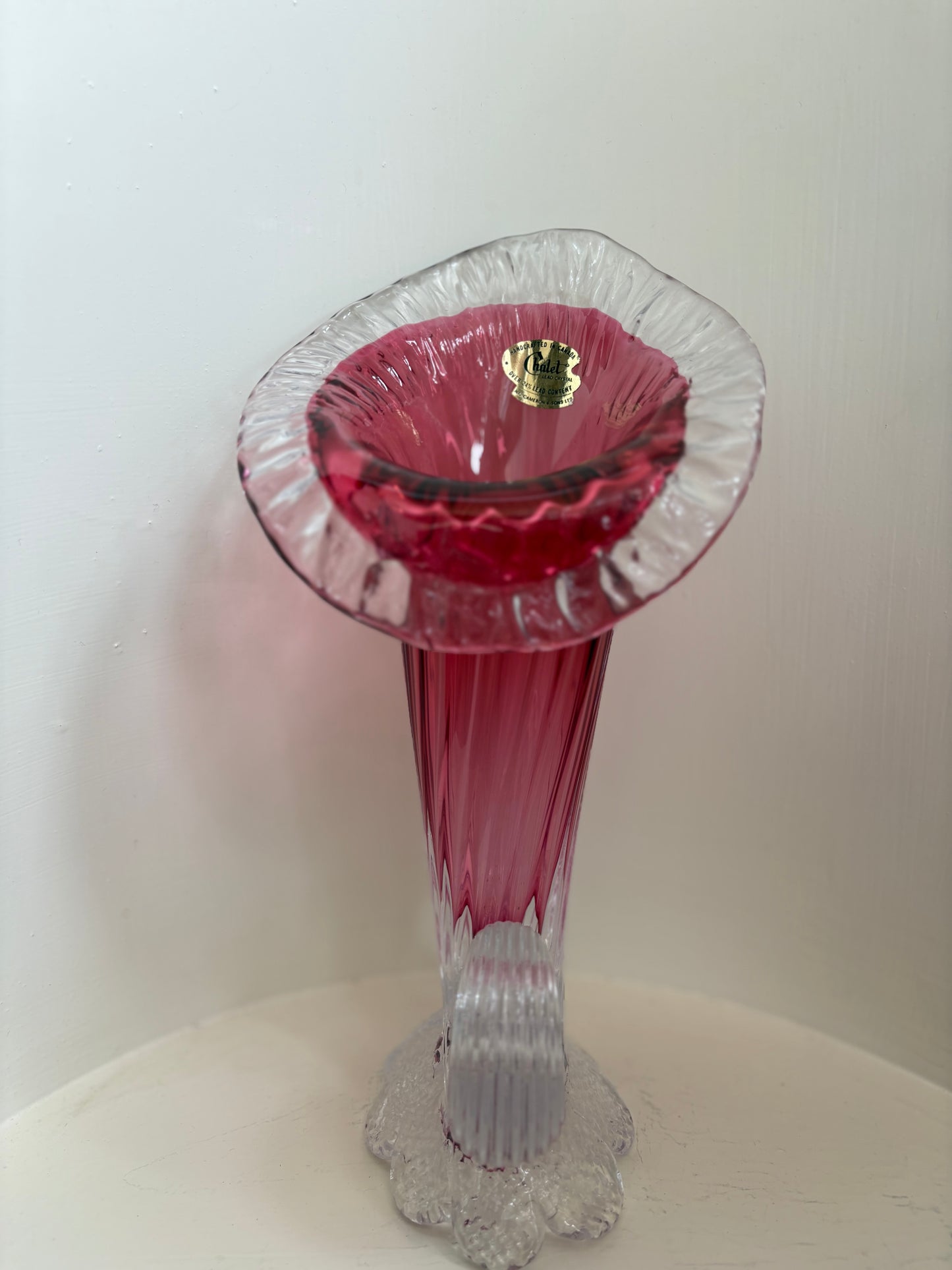 Jack in the Pulpit Vases - Chalet Crystal