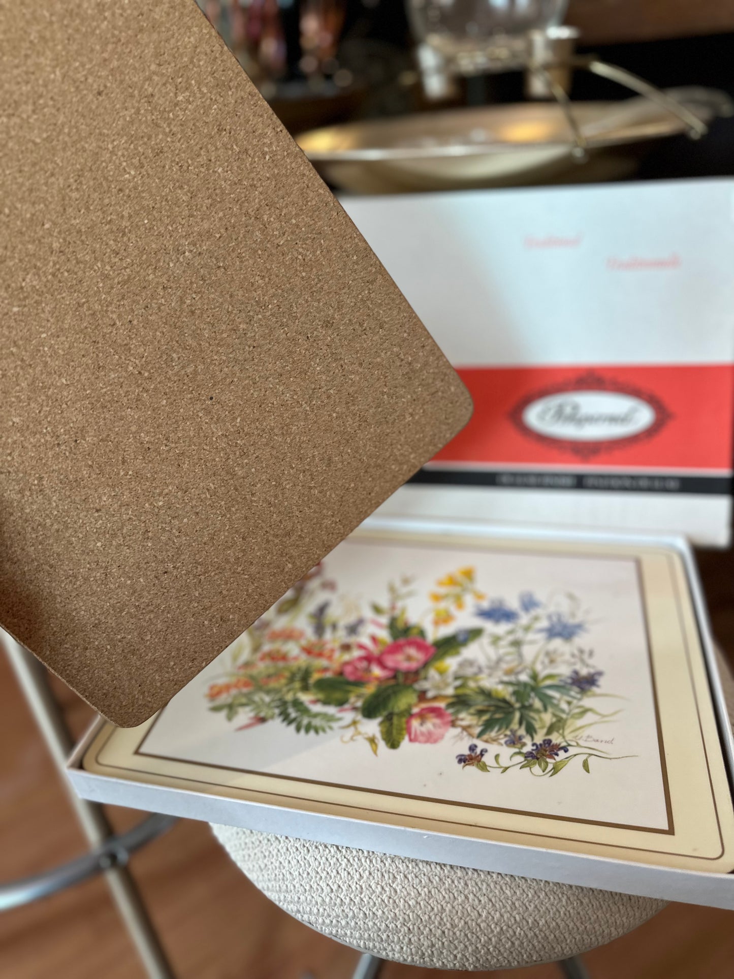 Pimpernel Floral Cork back Placemat Set of 4