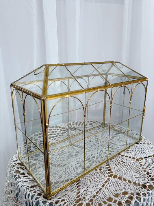 Glass terrarium/ card box