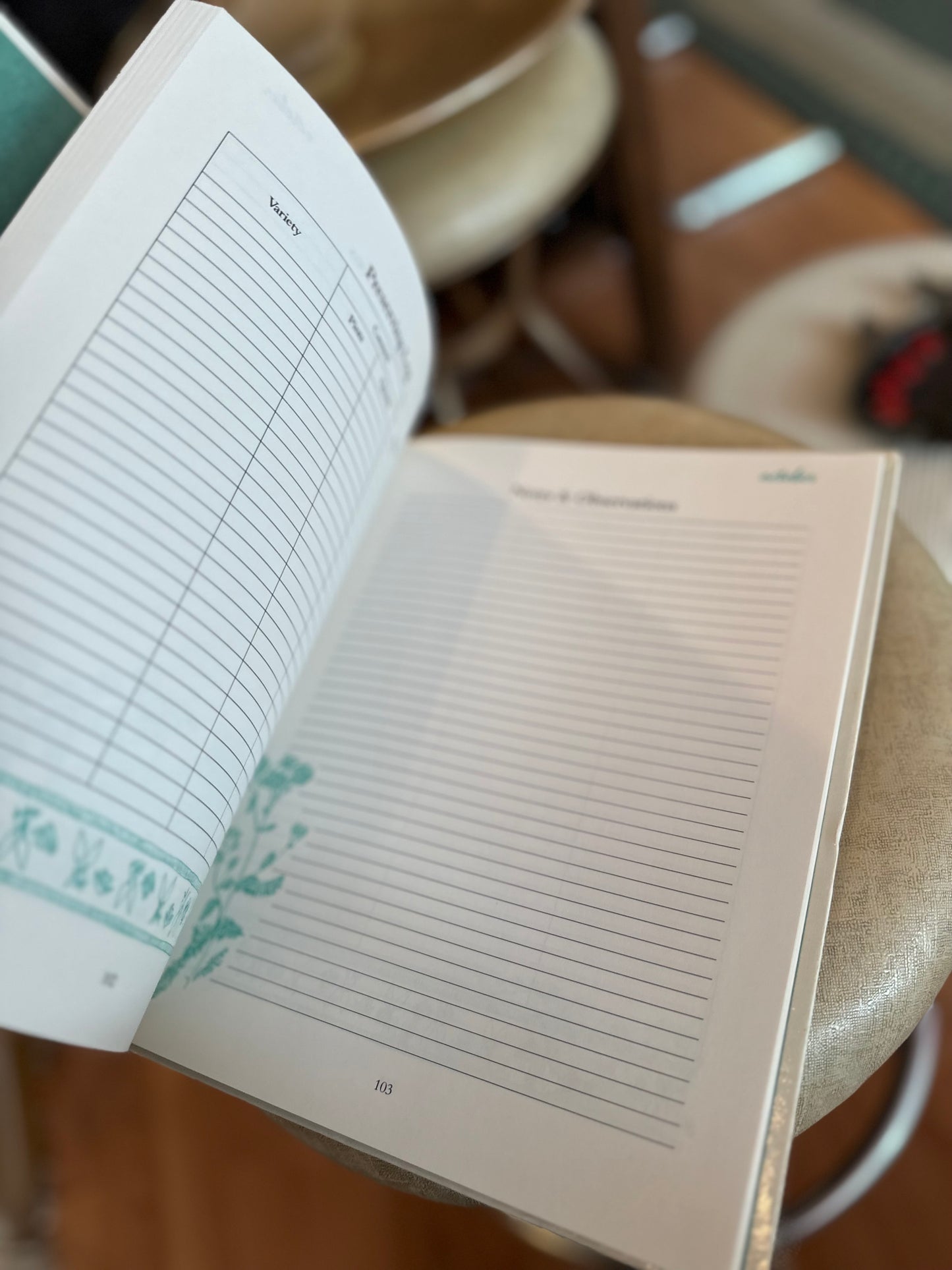 Garden Diary book (mapping out & garden planning) - never used