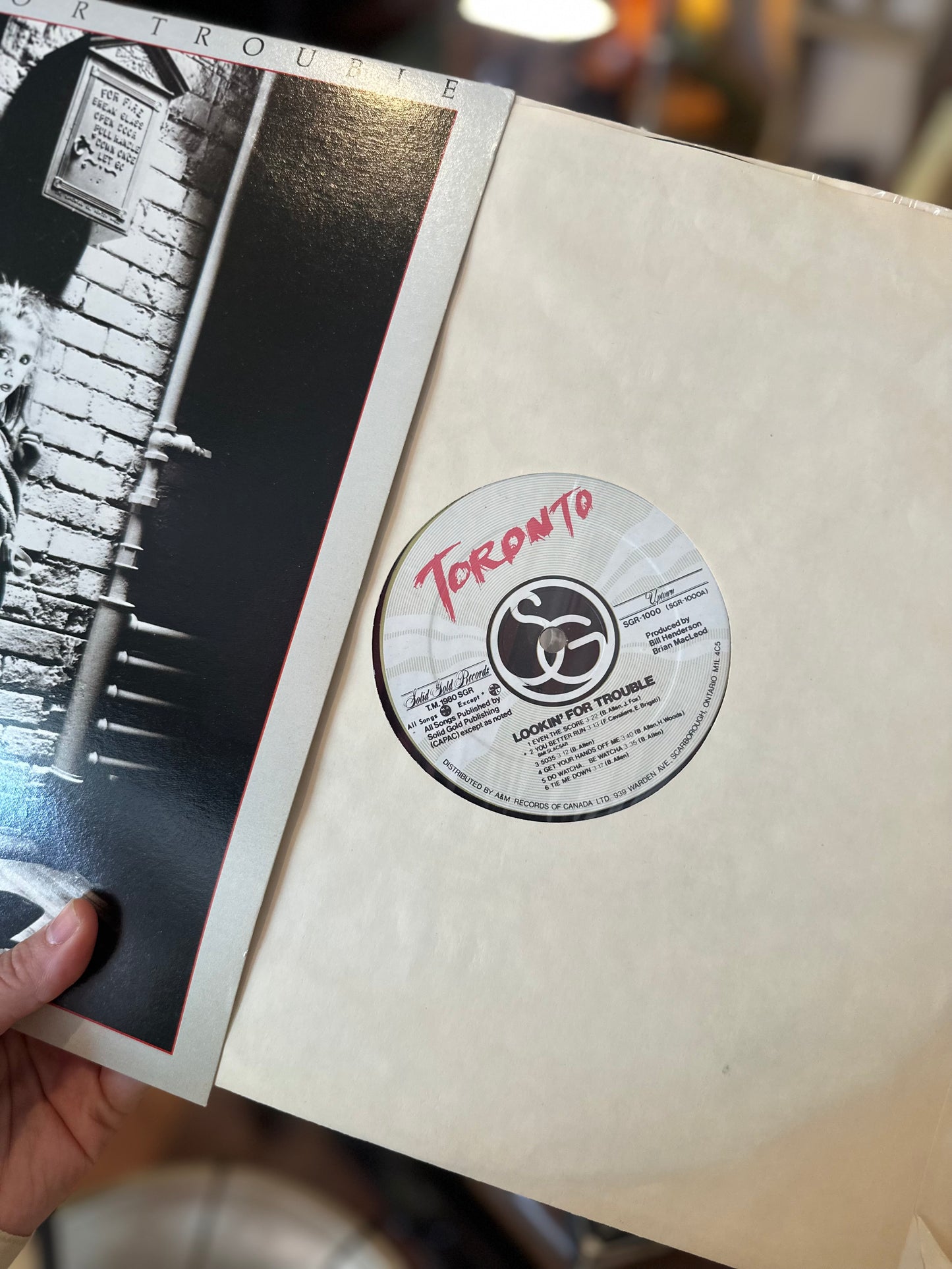 Looking for Trouble - Toronto Vinyl Record