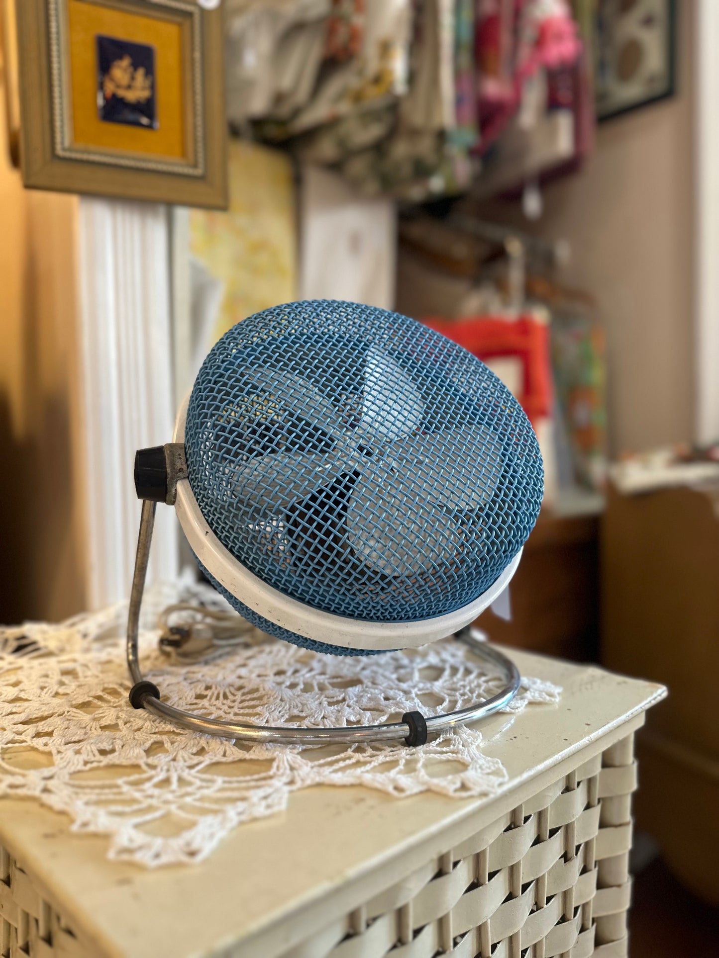 1950s ORLI Fan - works great! Repainted