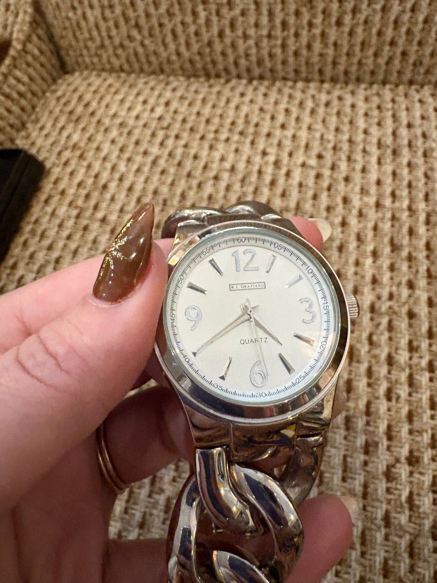 R.J Graziano Watch - Silver Base metal