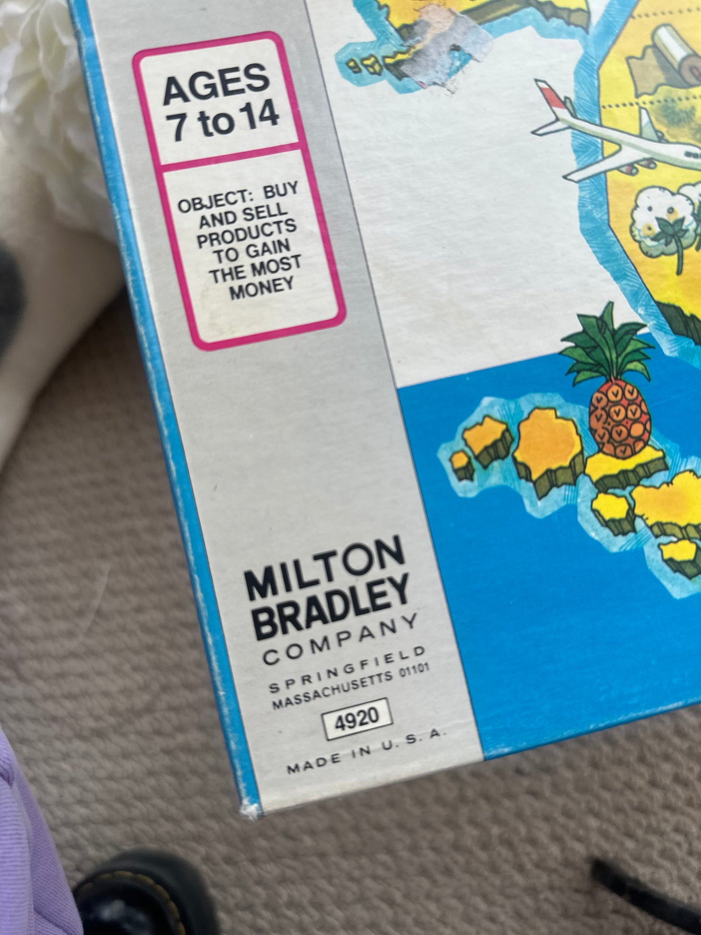 1960 Game Of The States Board Game