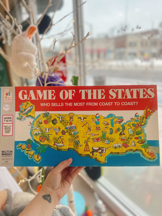 1960 Game Of The States Board Game