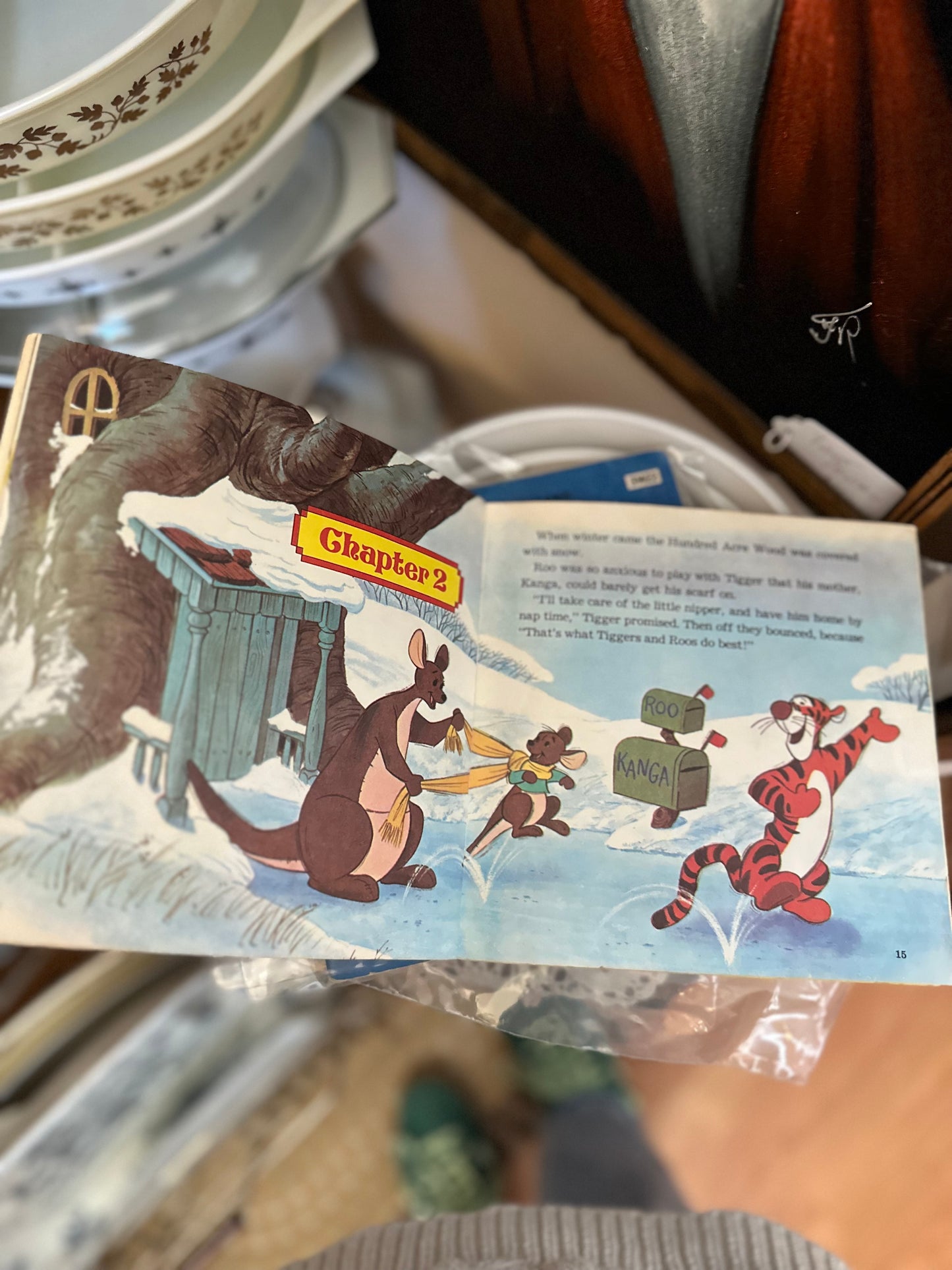 Winnie The Pooh and Tigger Too - Storybook & 33 1/2 RPM Vinyl - Disneyland Vinyl 366