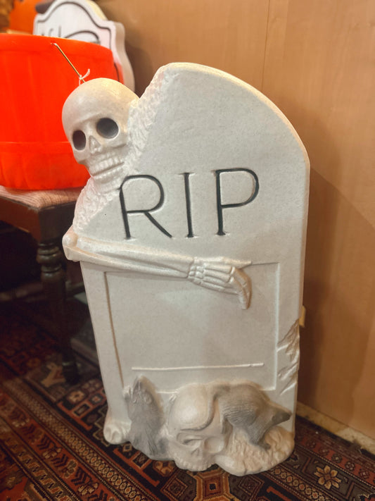 Tombstone Halloween Blow Mold