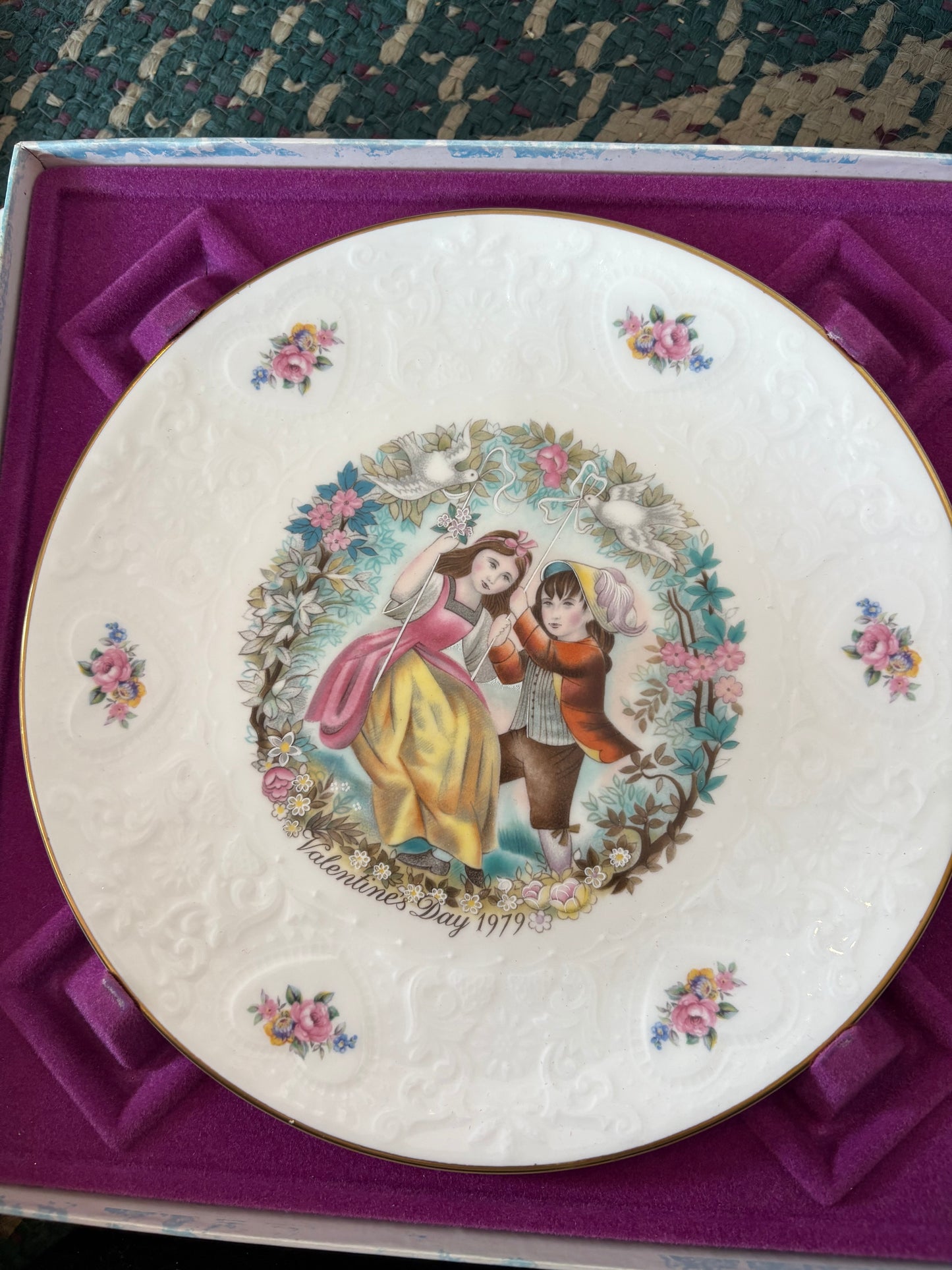 1979 Valentines Day Royal Doulton Plate