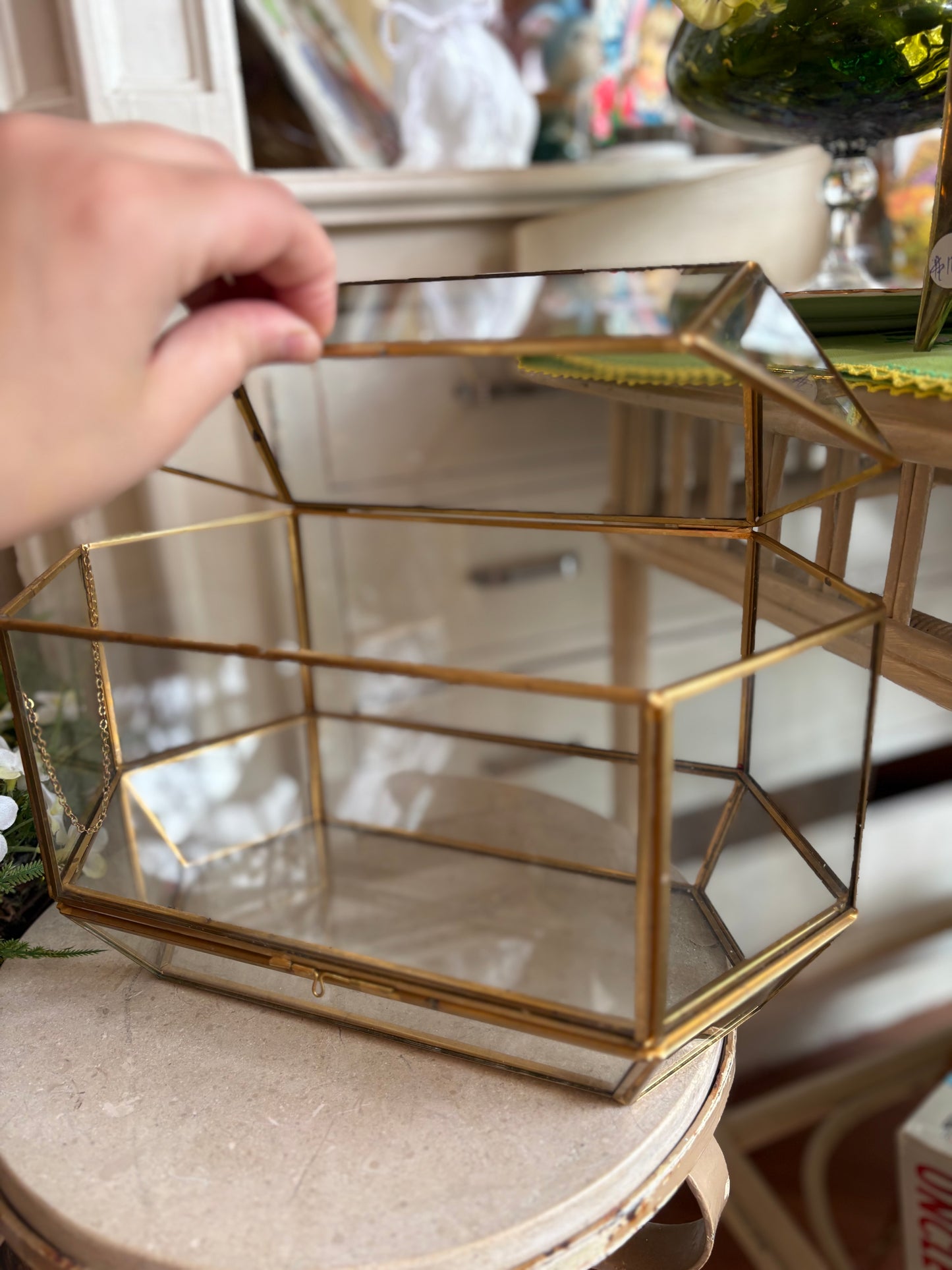 Glass terrarium