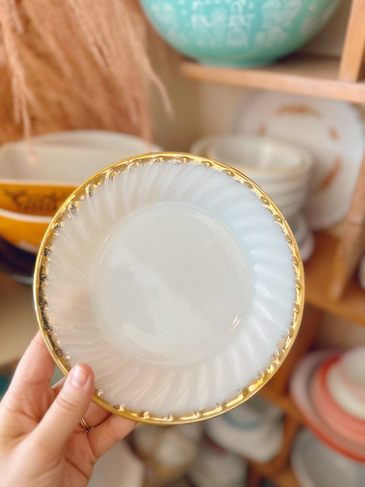 Fire King Golden Anniversary Side Plate