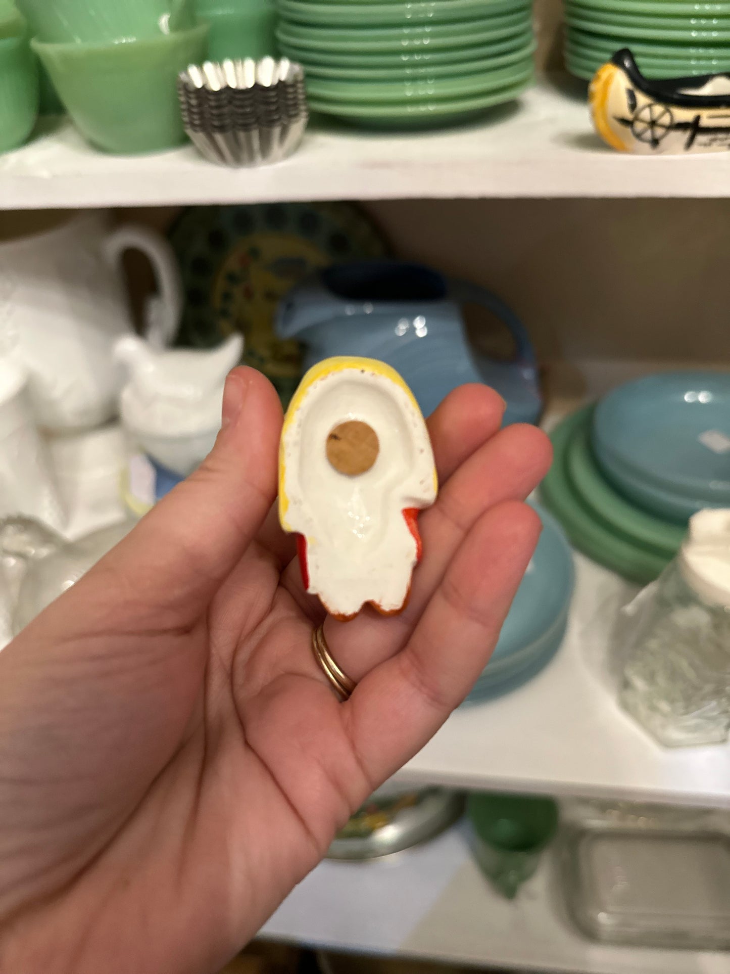 Indigenous people canoe salt & pepper shaker set