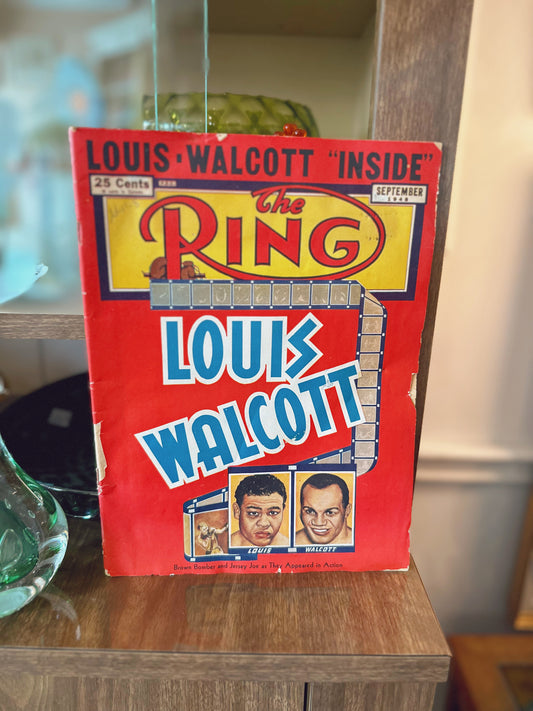 September 1948 The Ring Boxing Magazine Louis Walcott