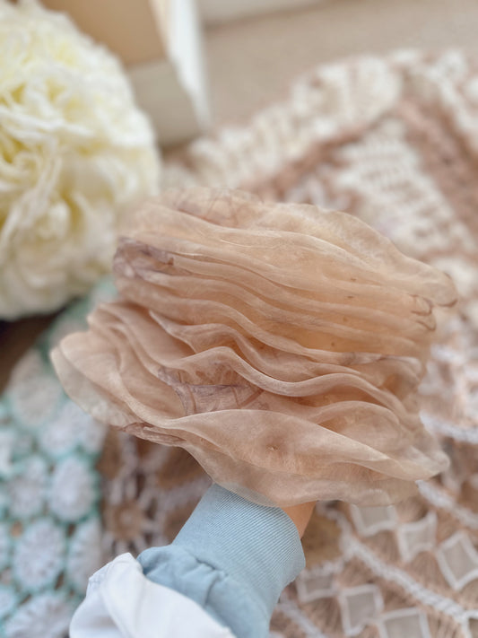 Slouchy Peach Basket Hat - large