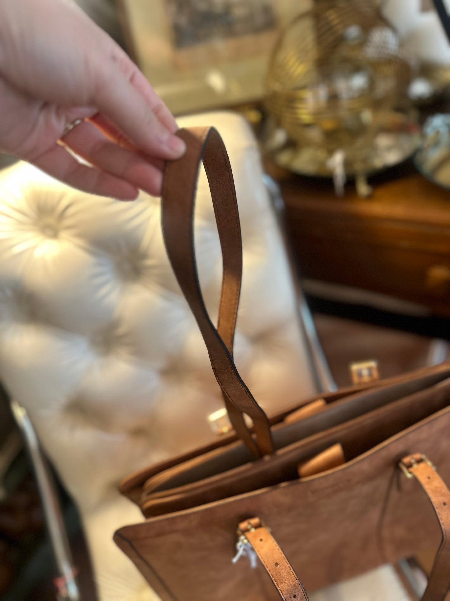 Bostanten Leather work bag