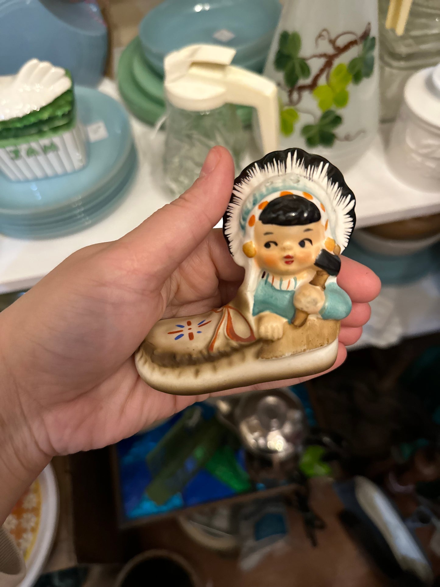 Enterprise Exclusive Indigenous boy & girl salt & pepper shaker set