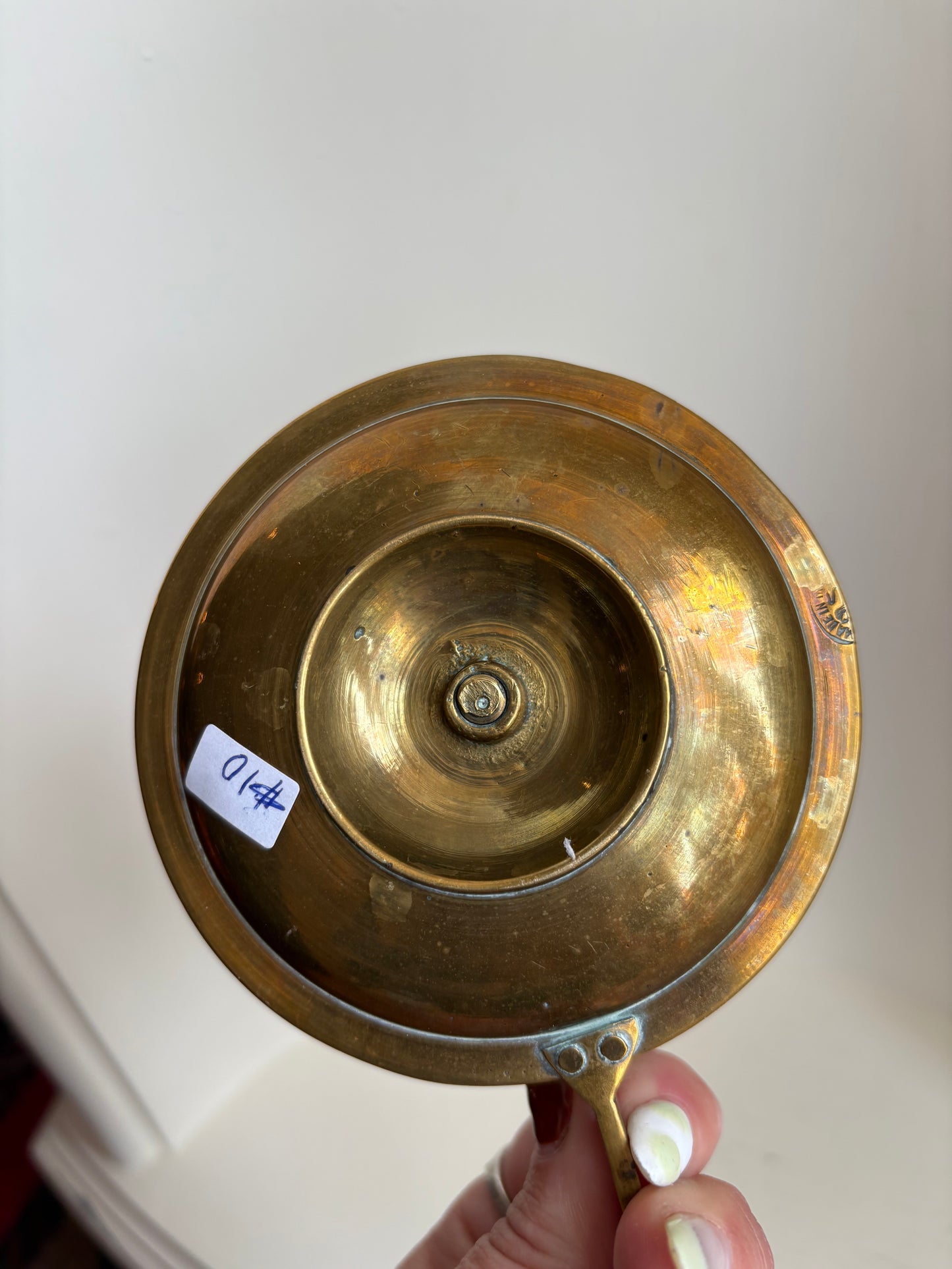 2 Brass Candlestick Holders
