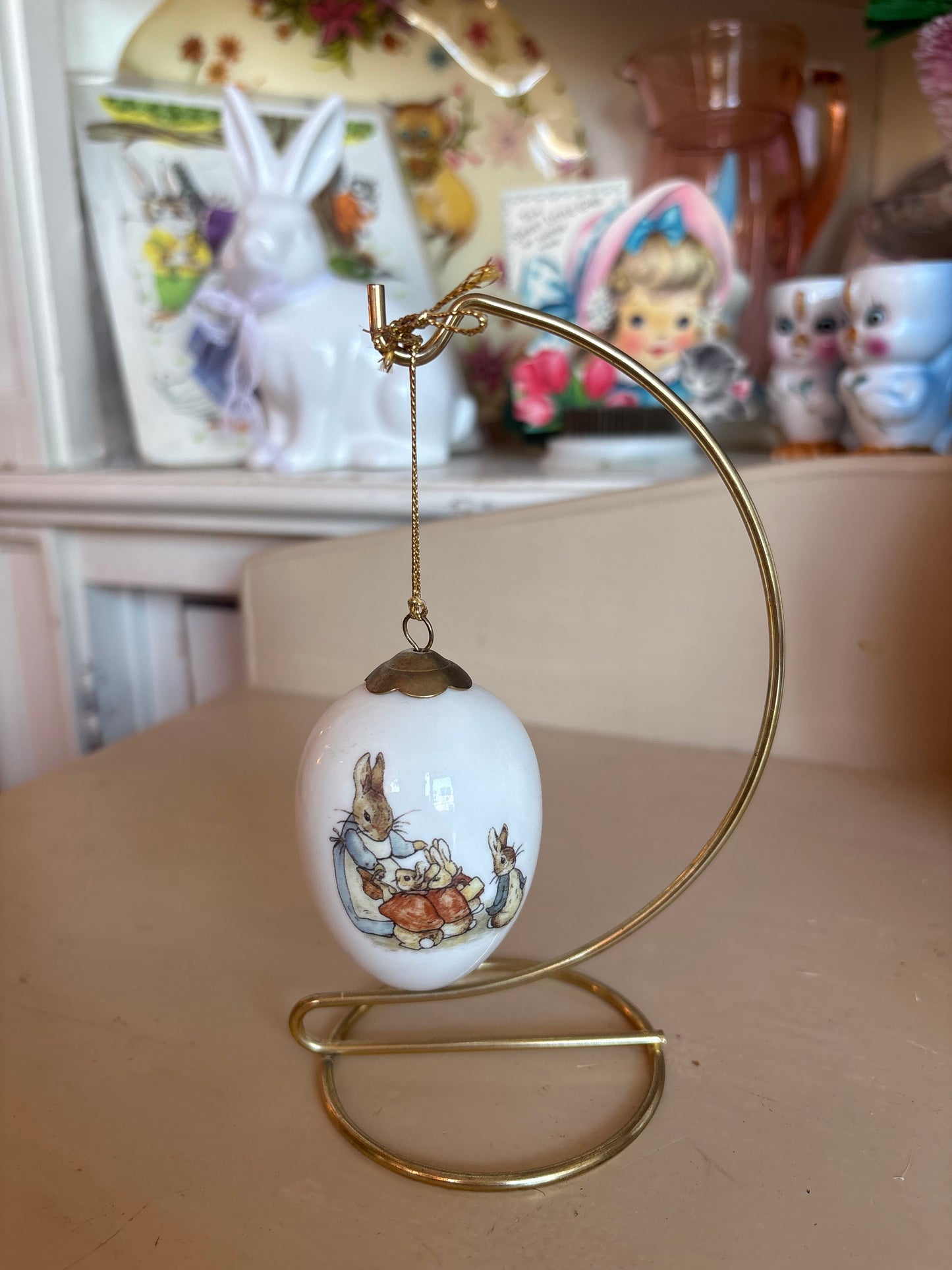 Beatrix Potter Peter Rabbit & Friends Egg - Reutter Porzellan Germany