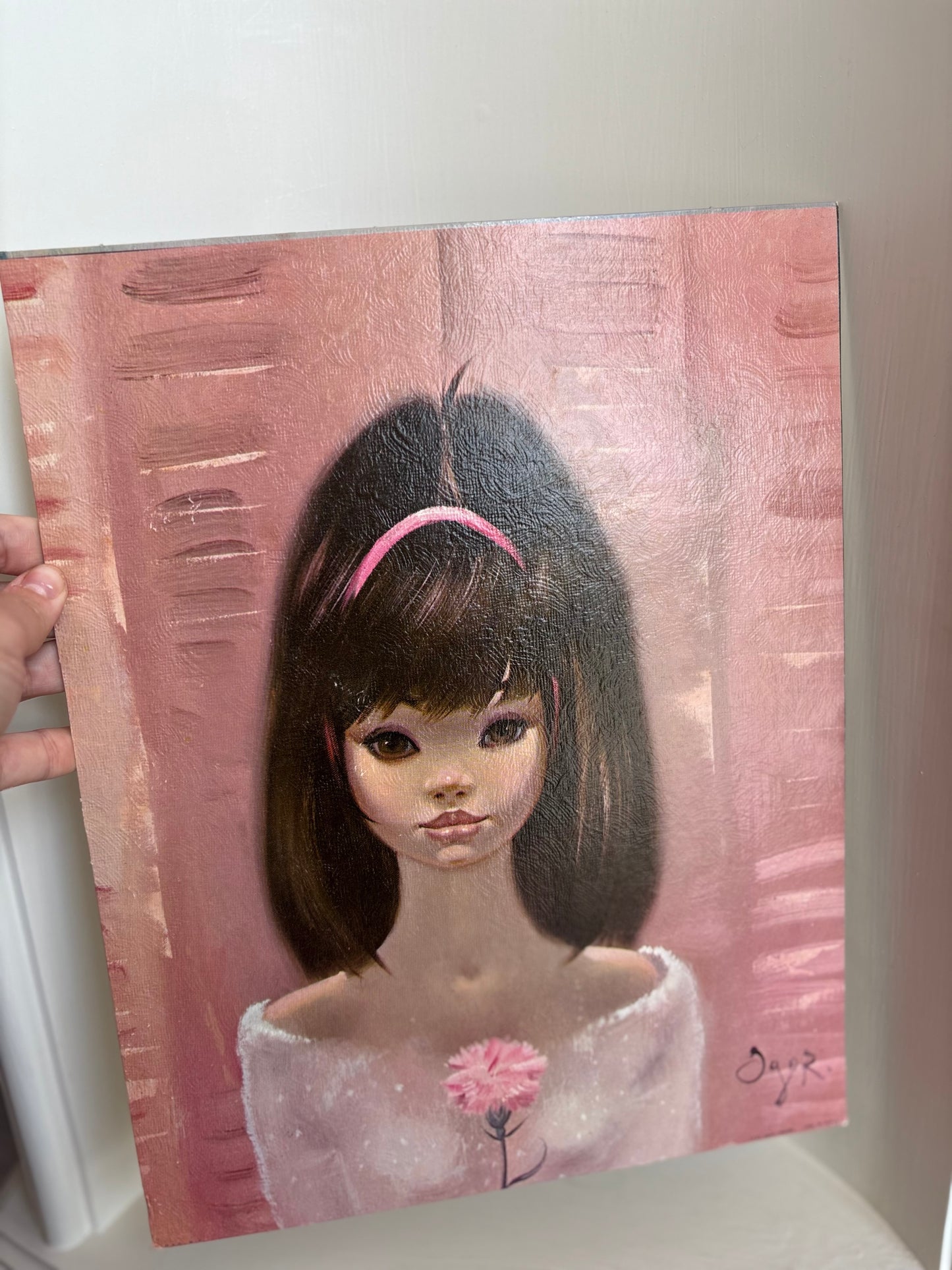 Igor Napa- Pink Girl 1960s Sought After Print