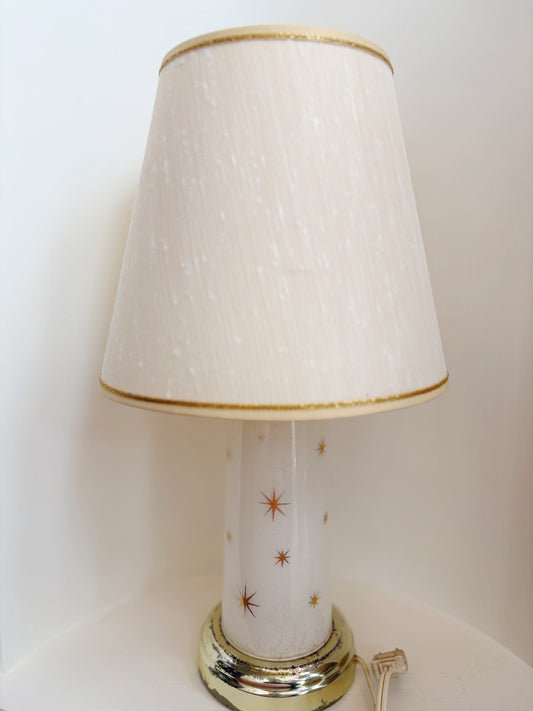 White Desk lamp with star detail