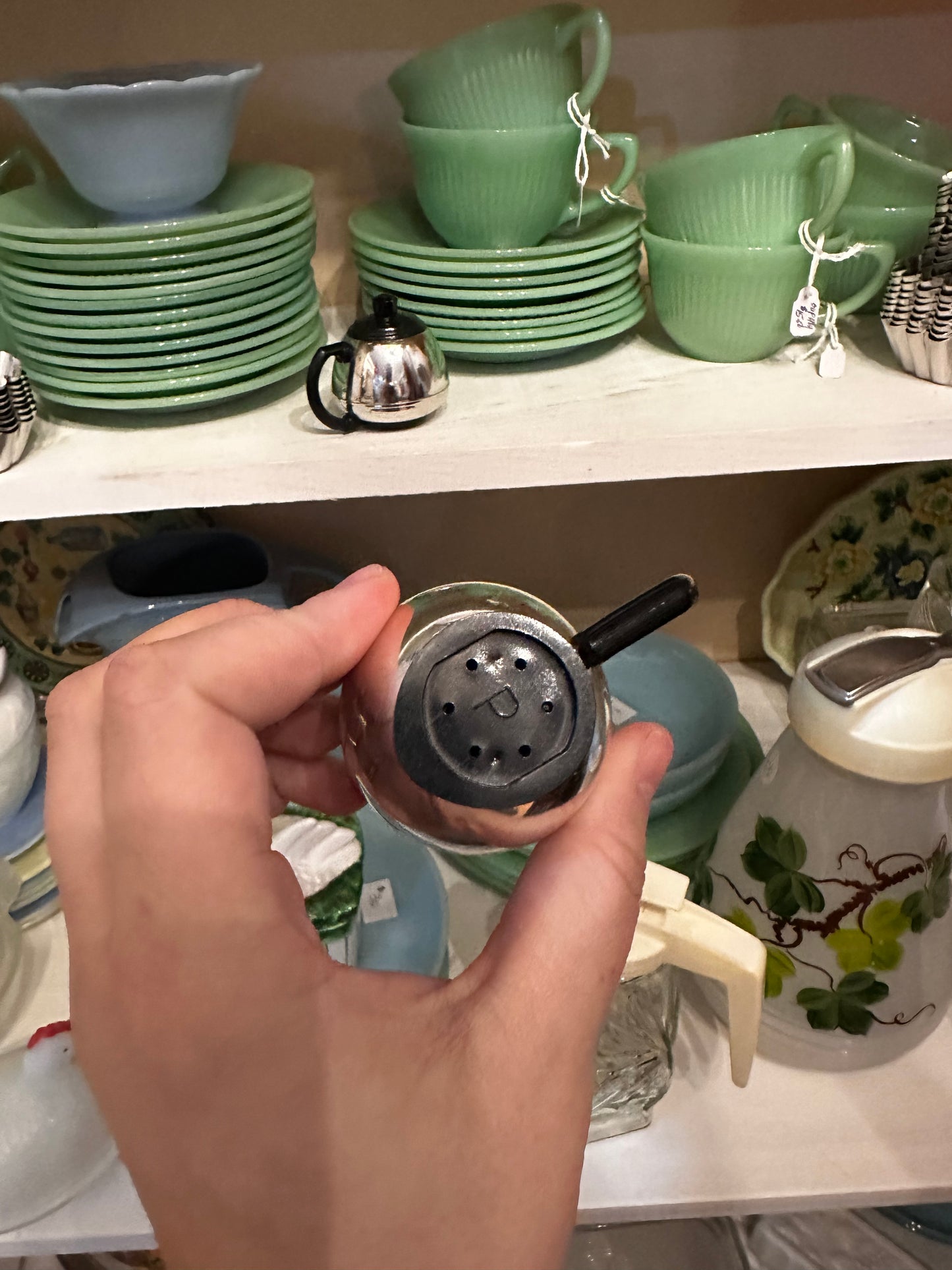 Tea and coffee salt & pepper shaker set