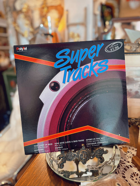 Super Tracks Polytel LP Vinyl Record