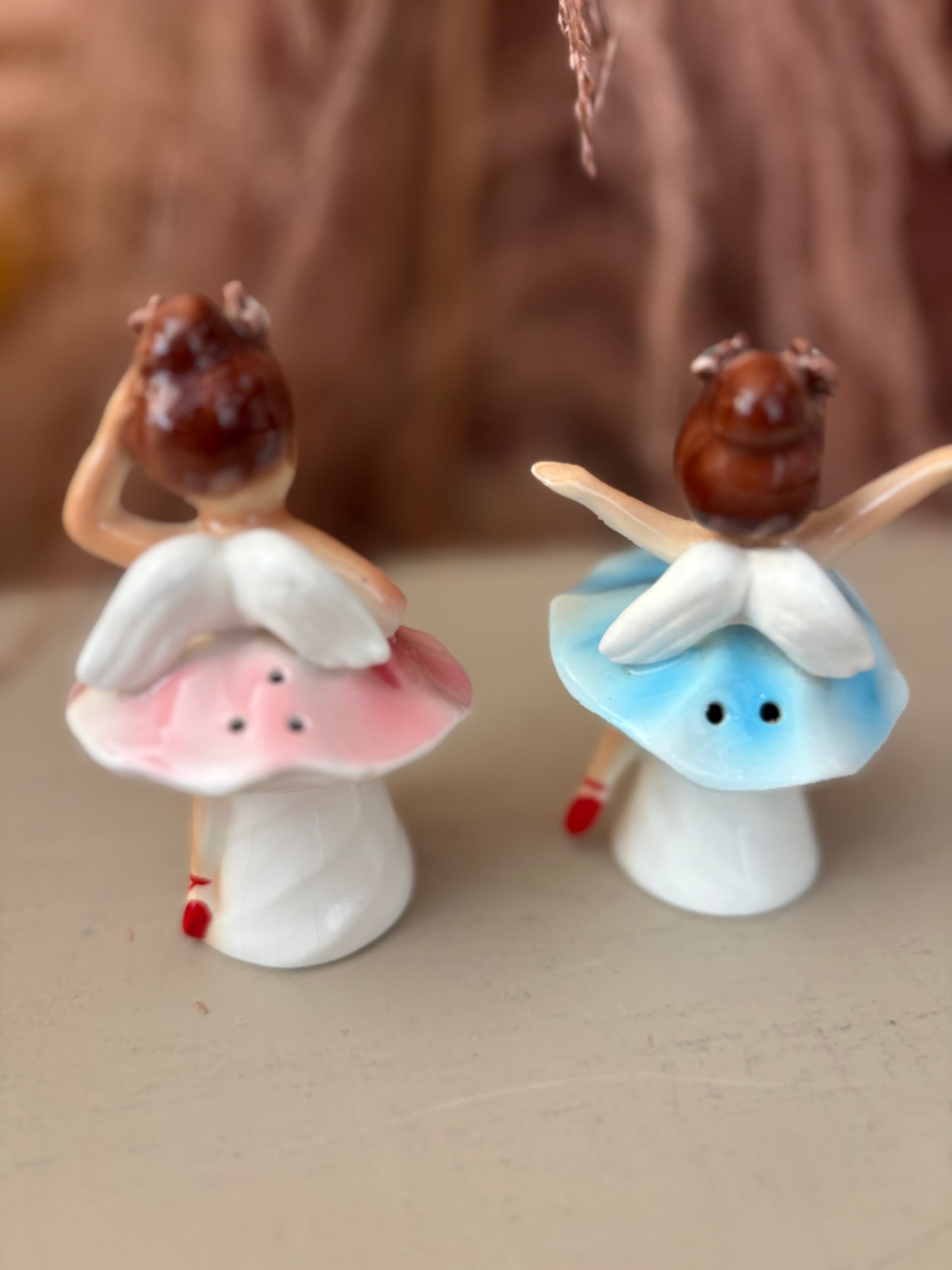 Ballerina Salt & Pepper Shakers - made in Japan