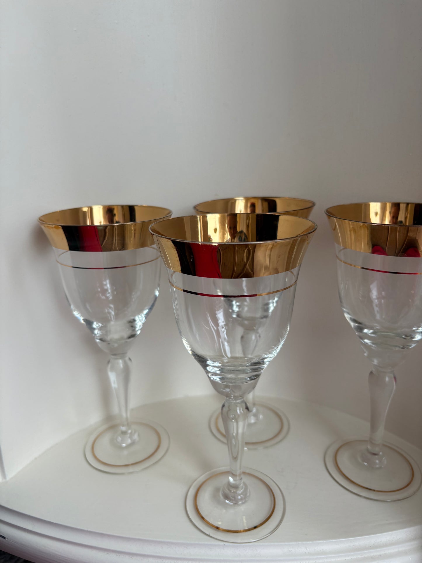 Dorothy Thorpe Crystal Champagne Glasses (set of 4)